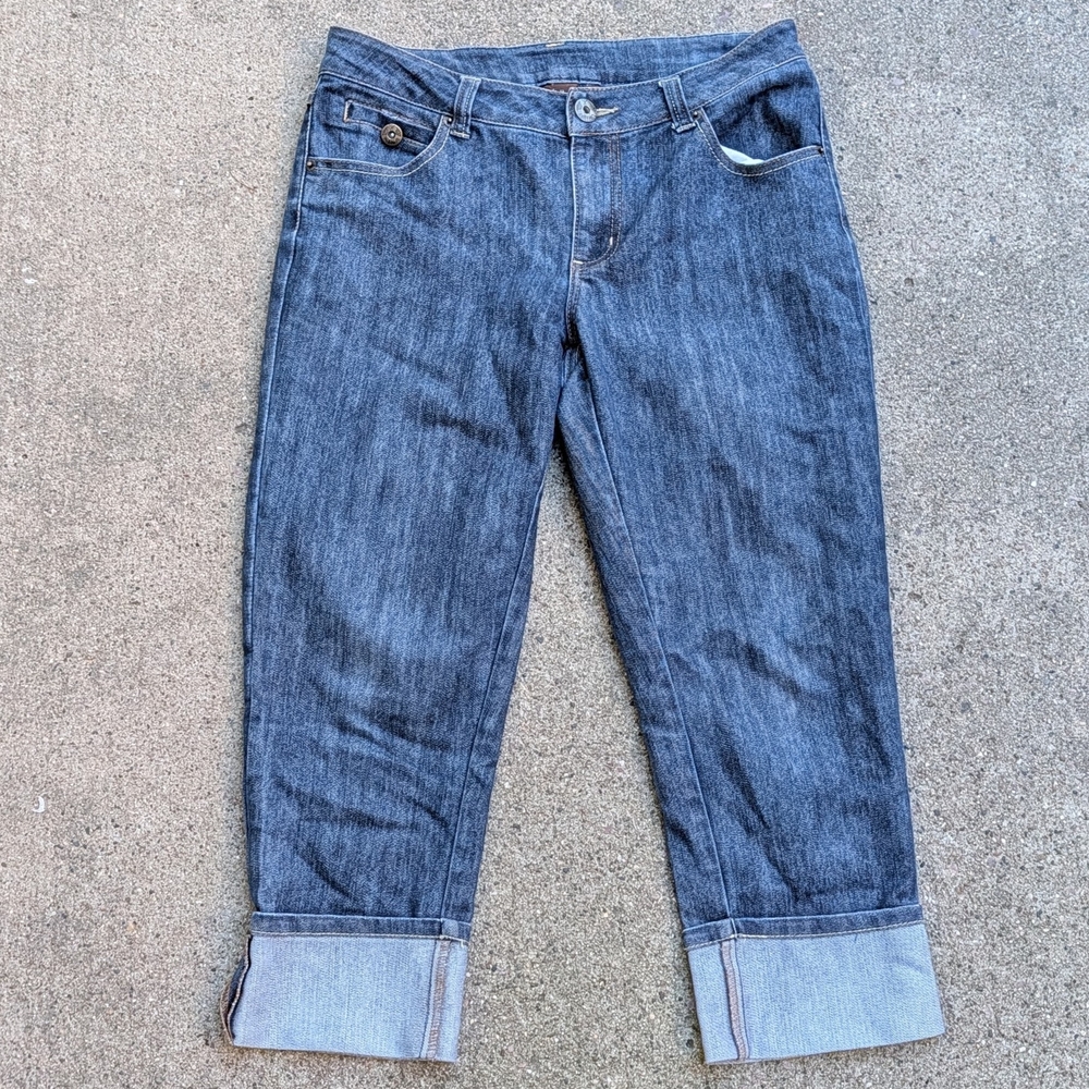YUVA cuffed cropped jeans 8